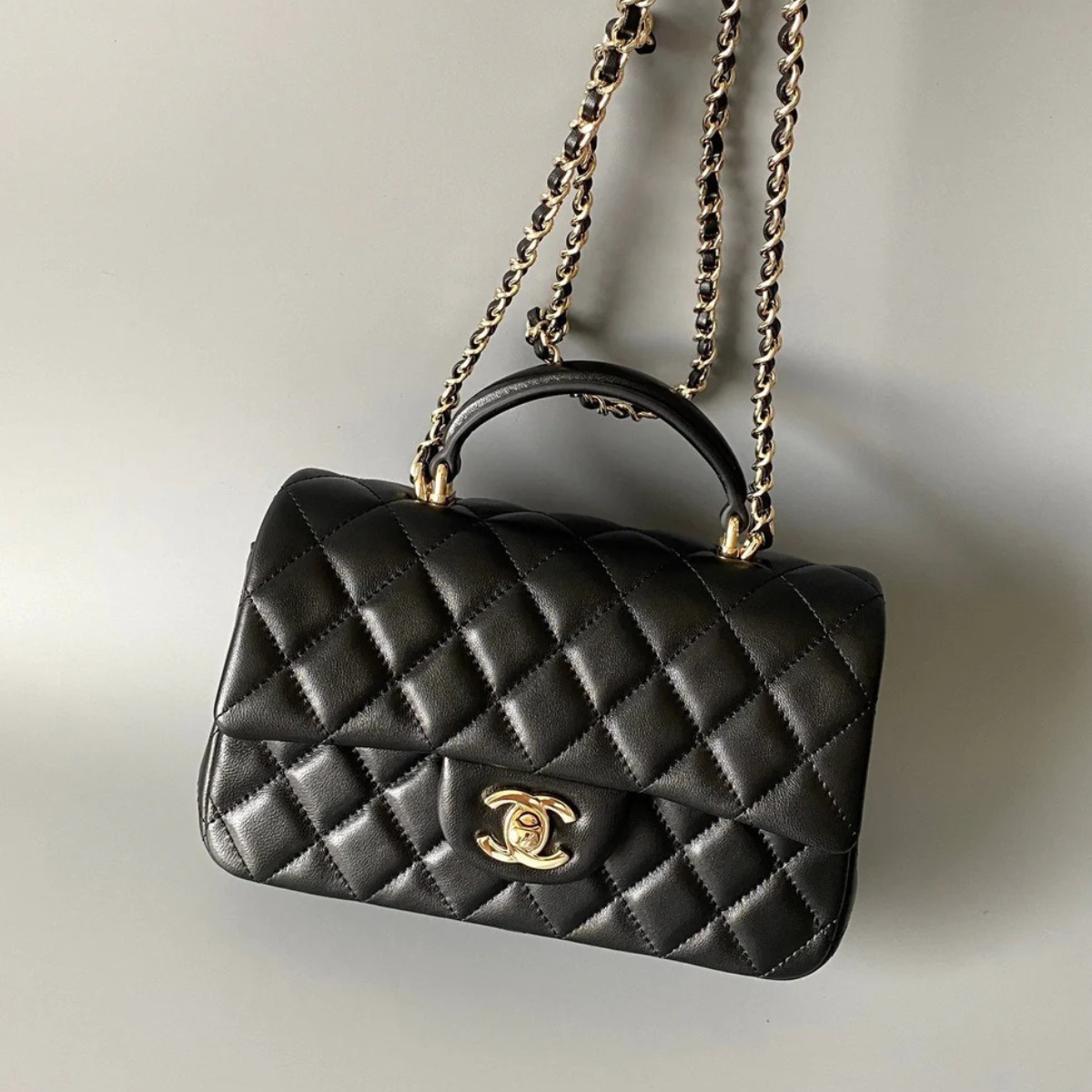 Chanel Mini Flap Tas – Zwart