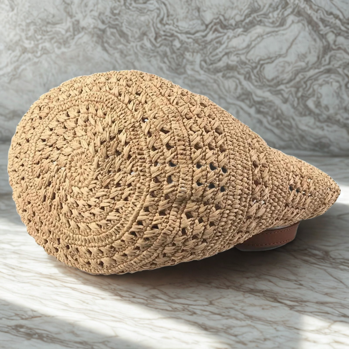 Yves Saint Laurent – Panier-tas van raffia