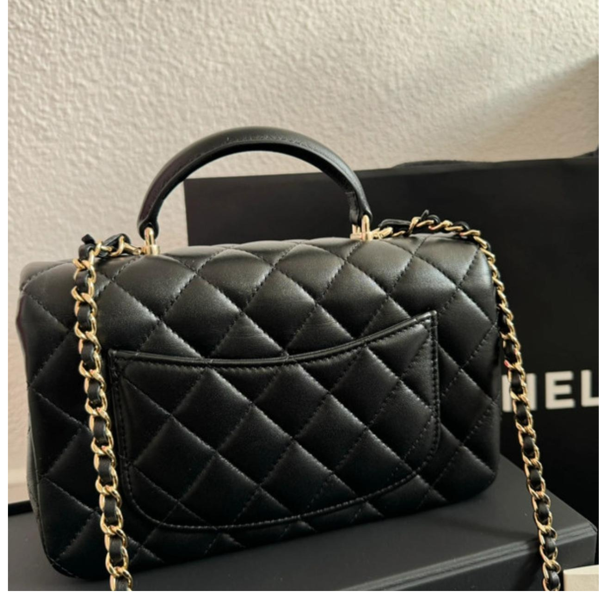 Chanel Mini Flap Tas – Zwart