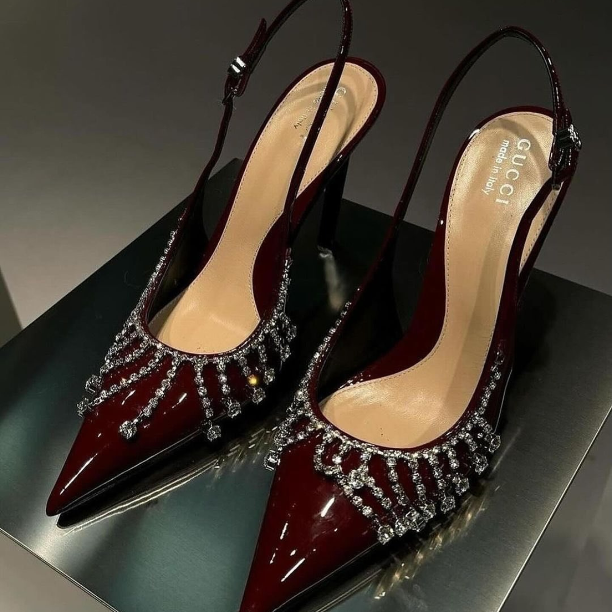 Gucci – Jackie 1961 Bordeaux & Guinevere Pumps Set