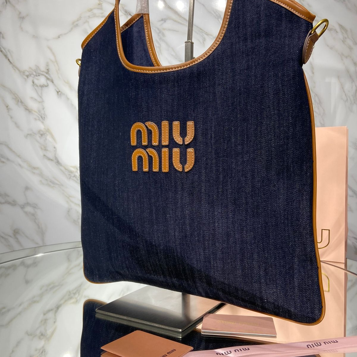 Miu Miu – Ivy-tas in denim