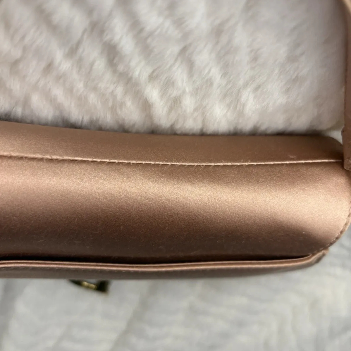 Dior – Mini Saddle Tas in Blush Satijn