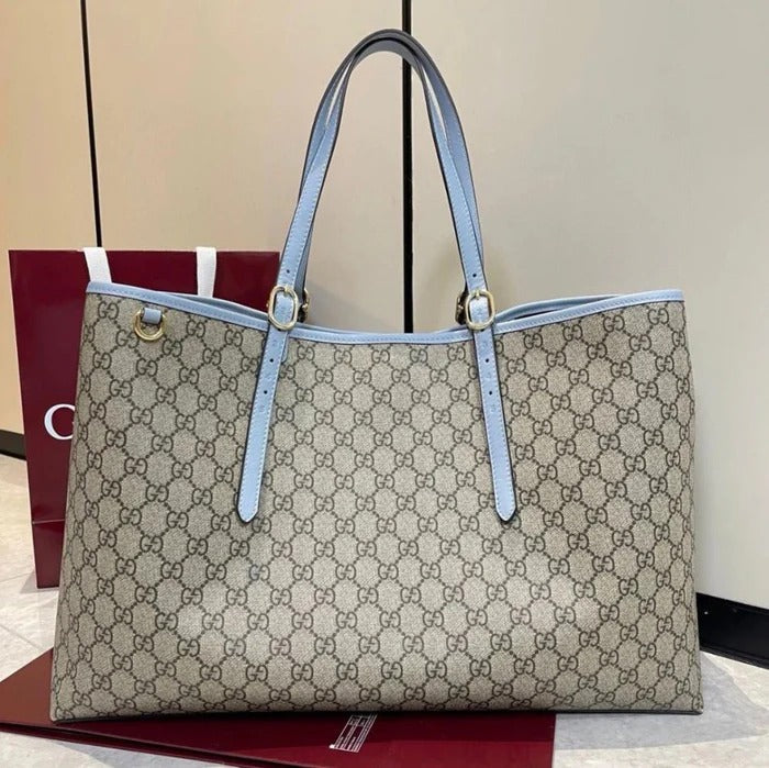 Gucci – Large GG Emblem Shopper-tas