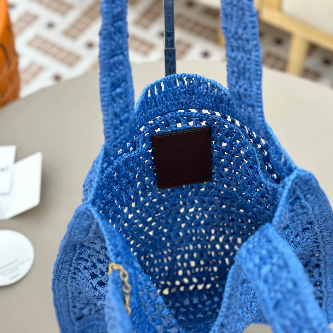 Chloé Summer Banana Tas in Raffia