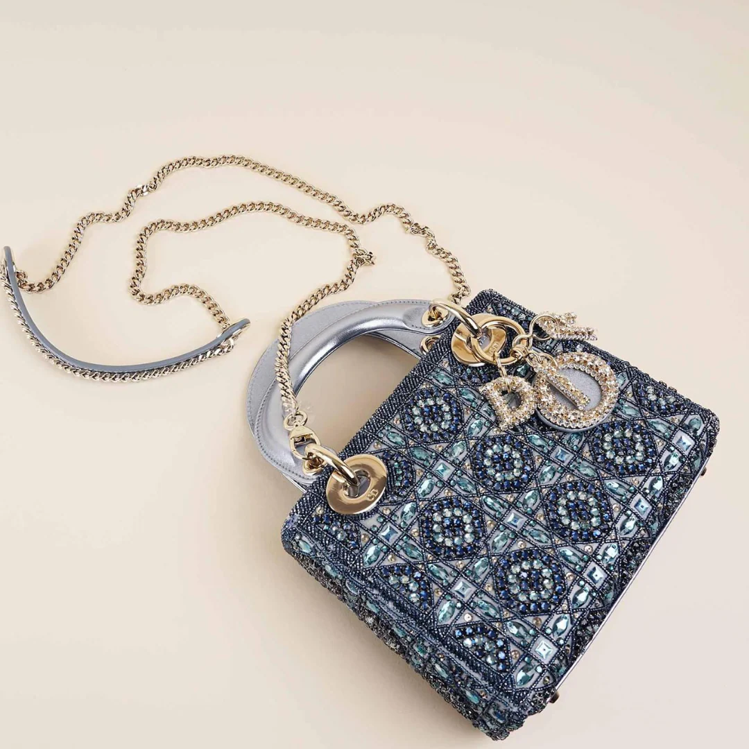 Dior – Lady Dior Mini Pearls-tas