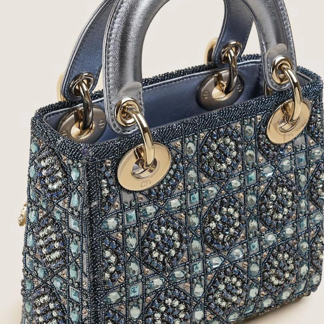 Dior – Lady Dior Mini Pearls-tas