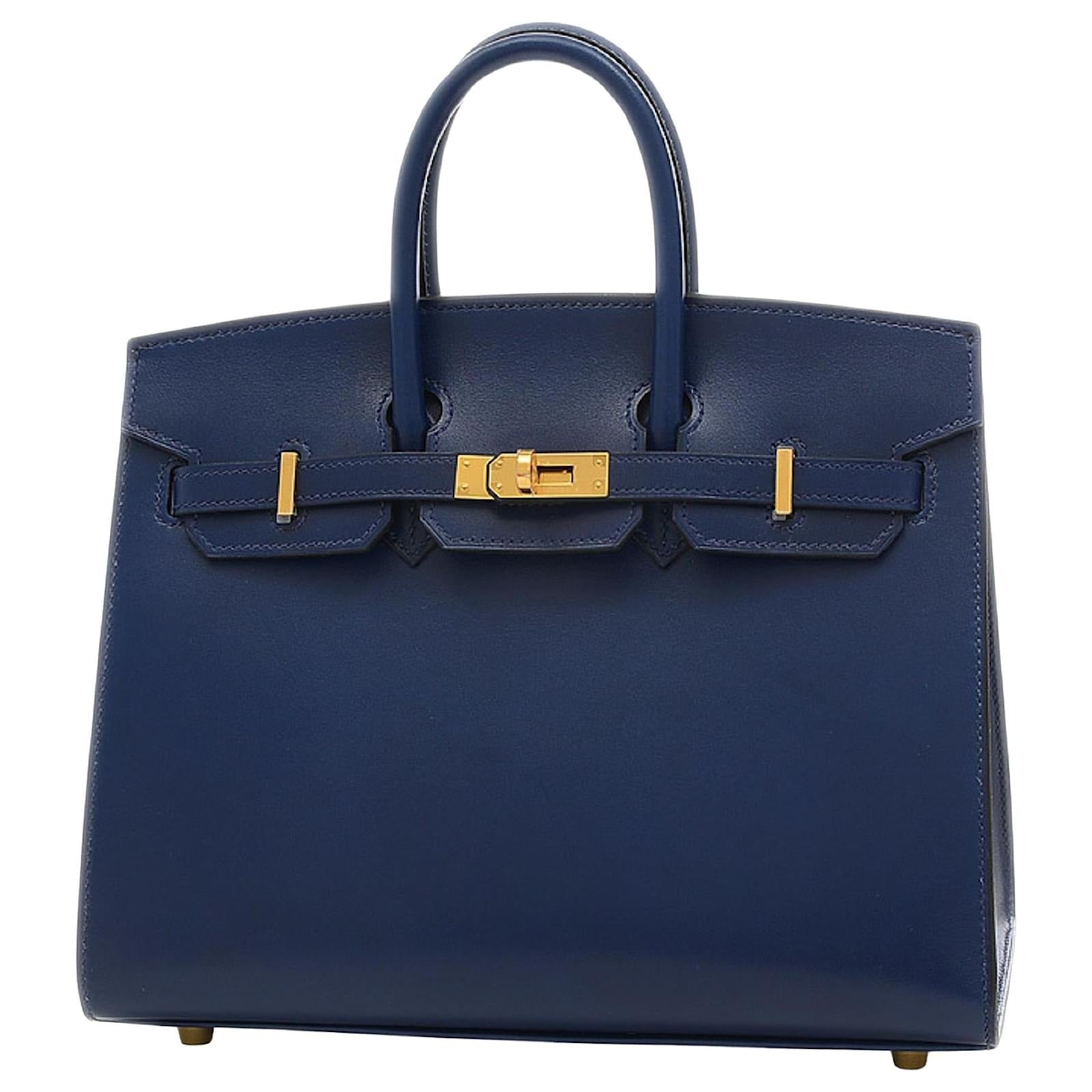 Hermès – Birkin 25 HSS Craie/Gris Tourterelle in Togo-leer met geborsteld goudkleurige hardware