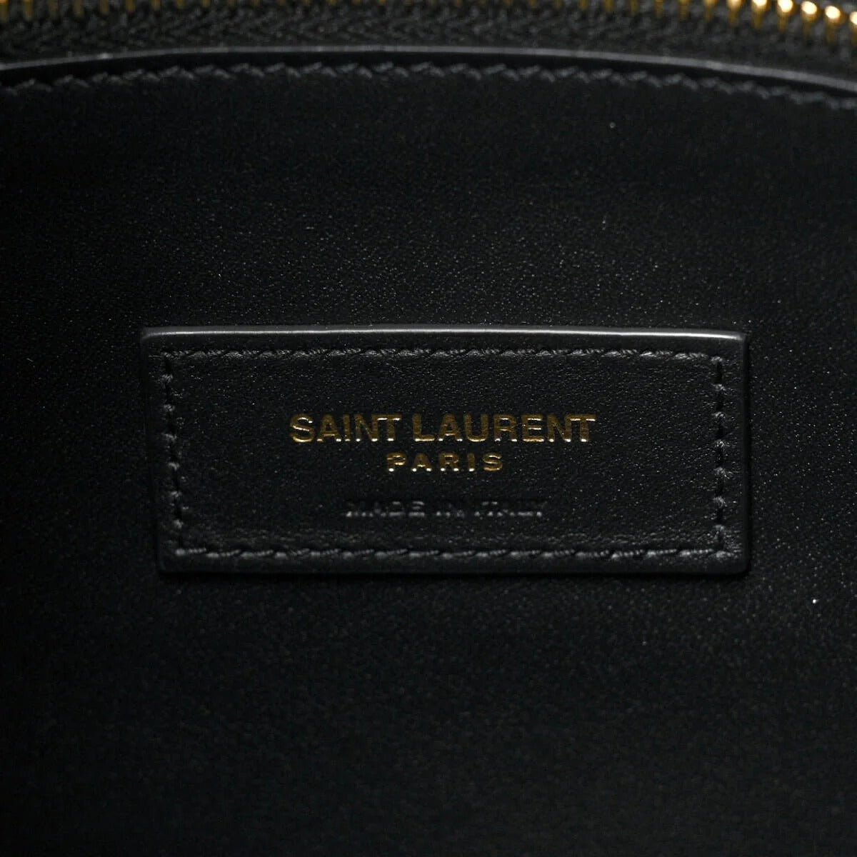 Saint Laurent – Baby Le 5 à 7 Soft-tas in getextureerd leer