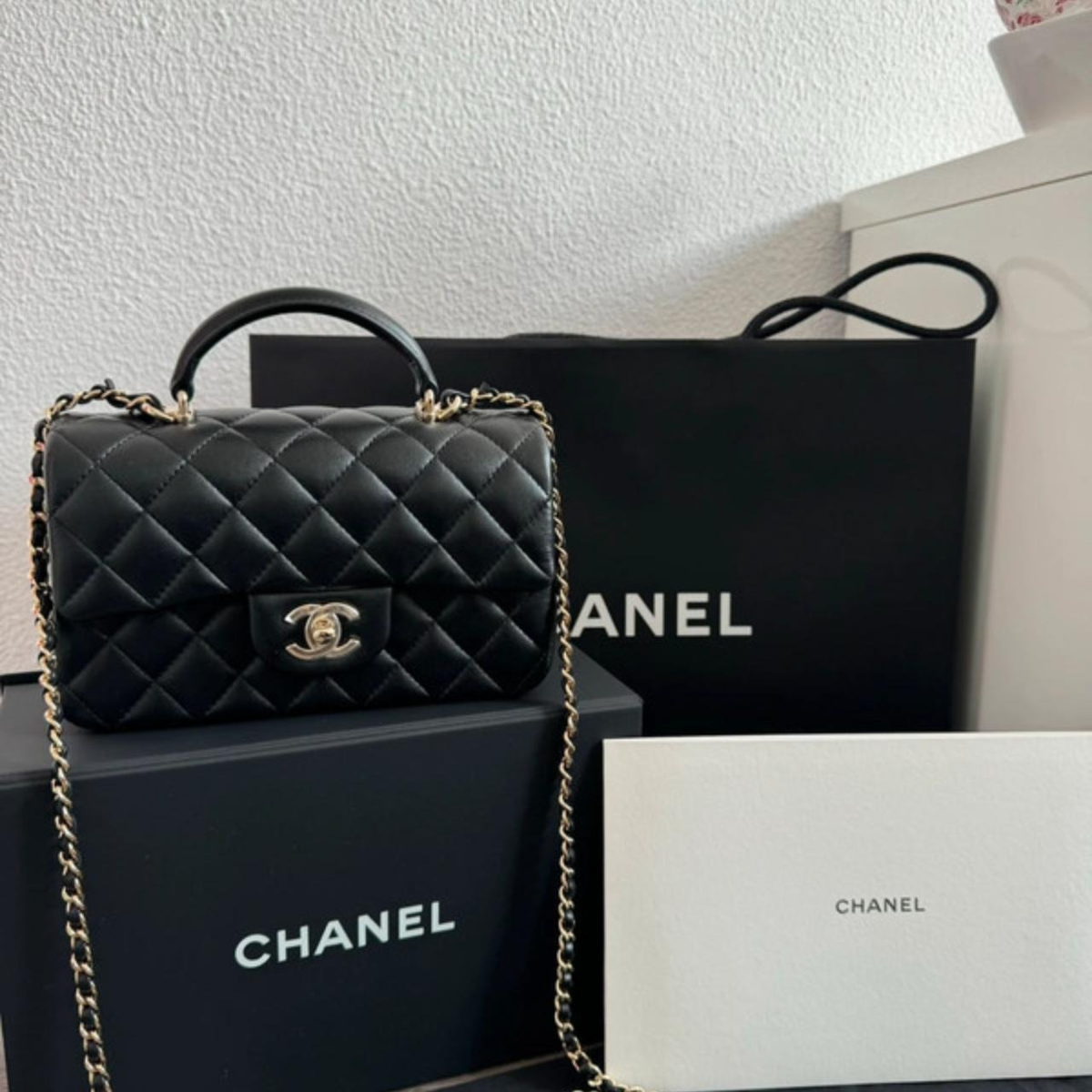 Chanel Mini Flap Tas – Zwart