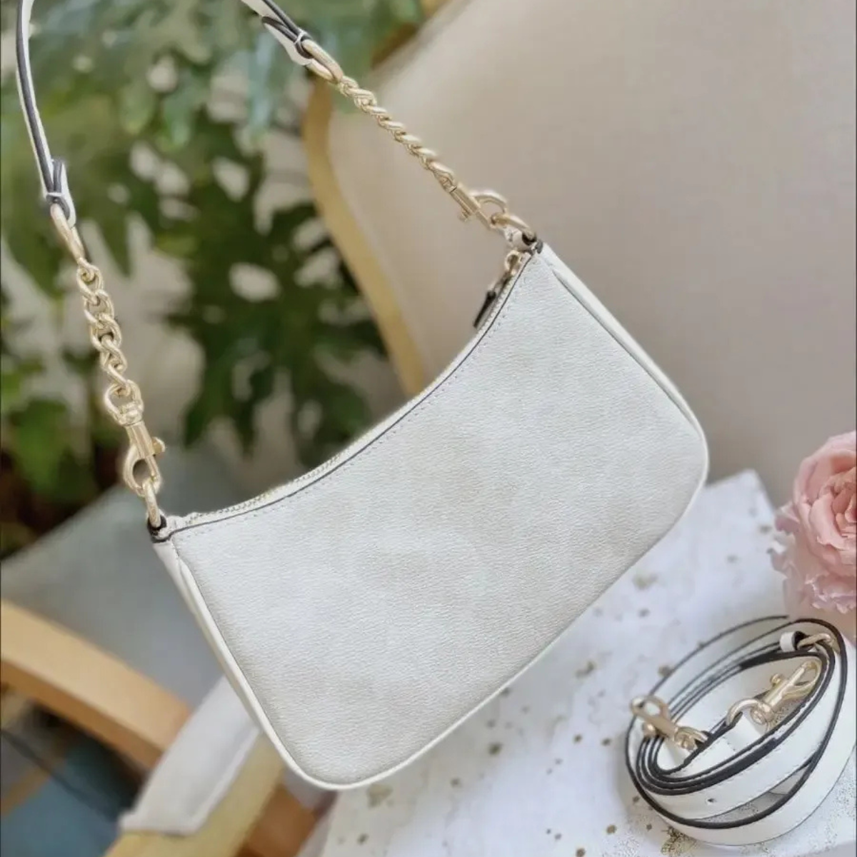 Coach Teri Signature Canvas Tas