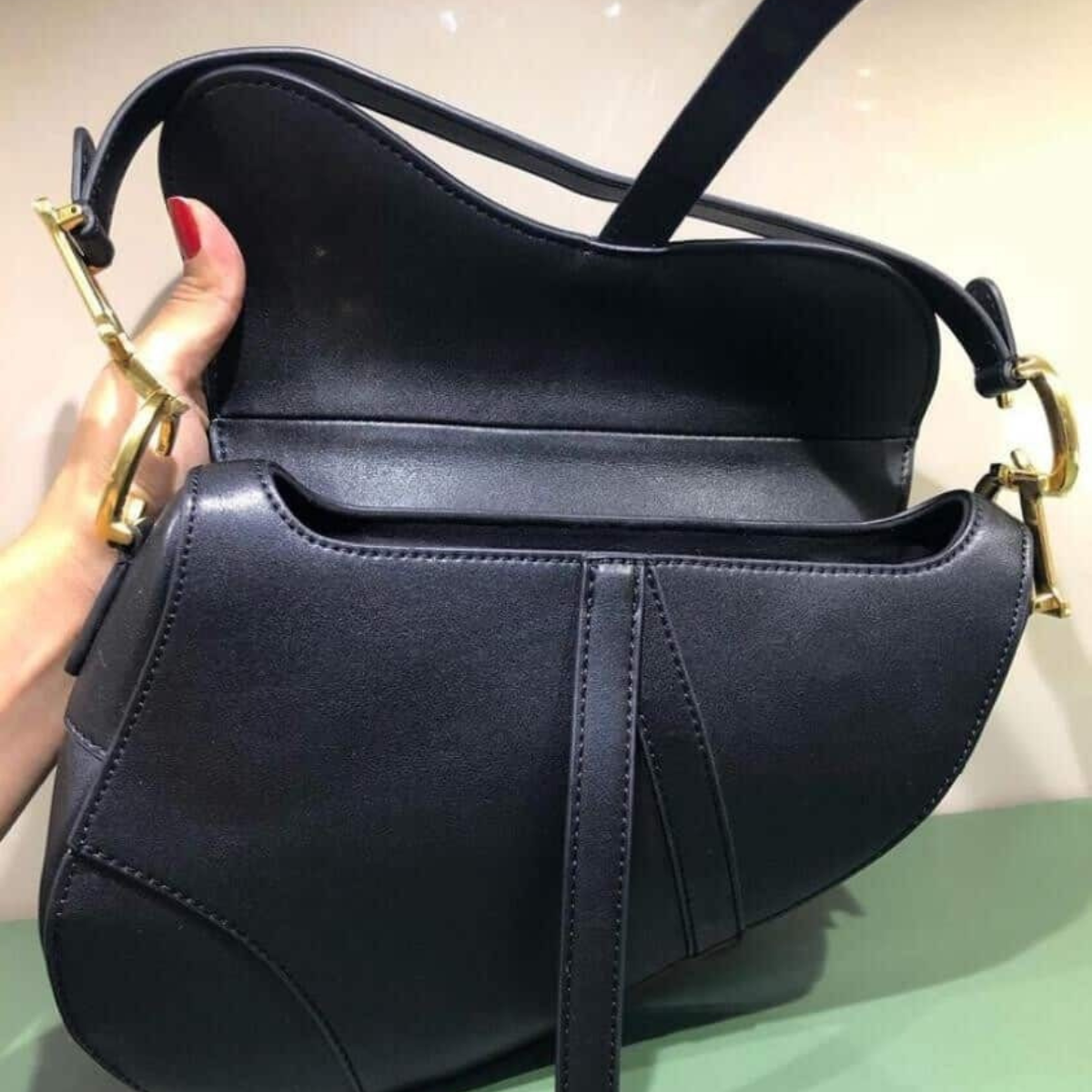 Dior – Large Soft Saddle-tas met riem