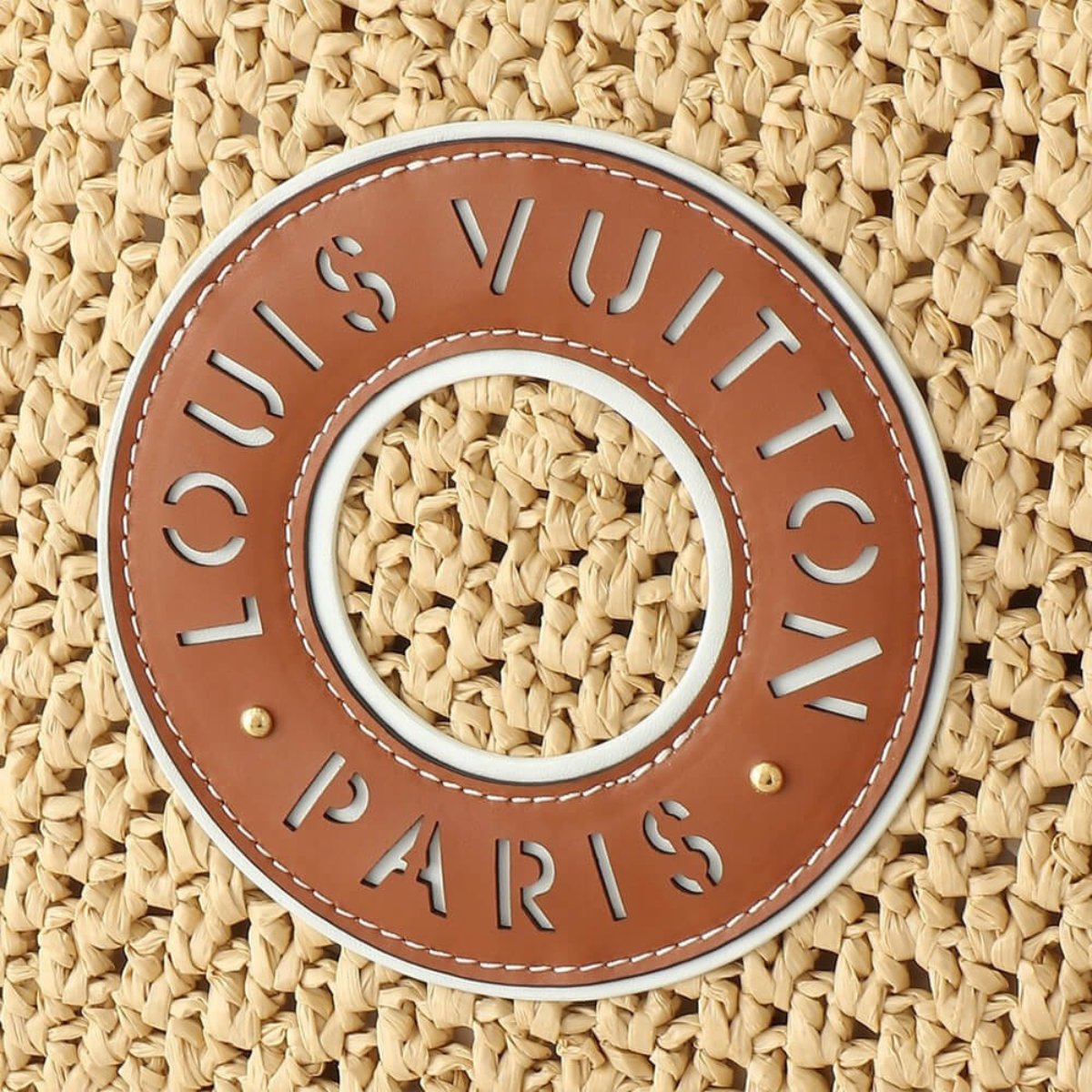 Louis Vuitton – By The Pool Raffia OnTheGo MM-tas