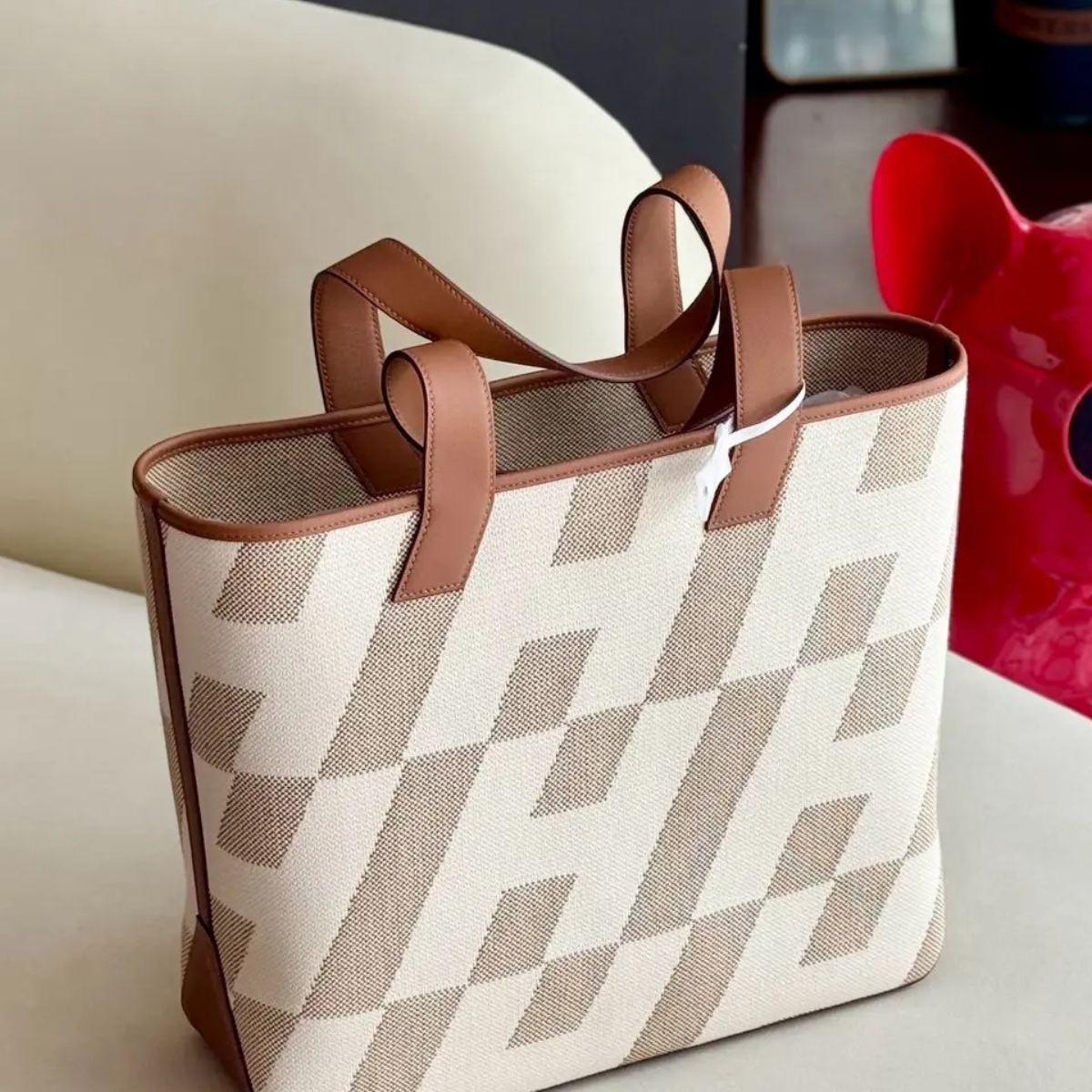 Cabas H en Biais 40 Tas van Hermès