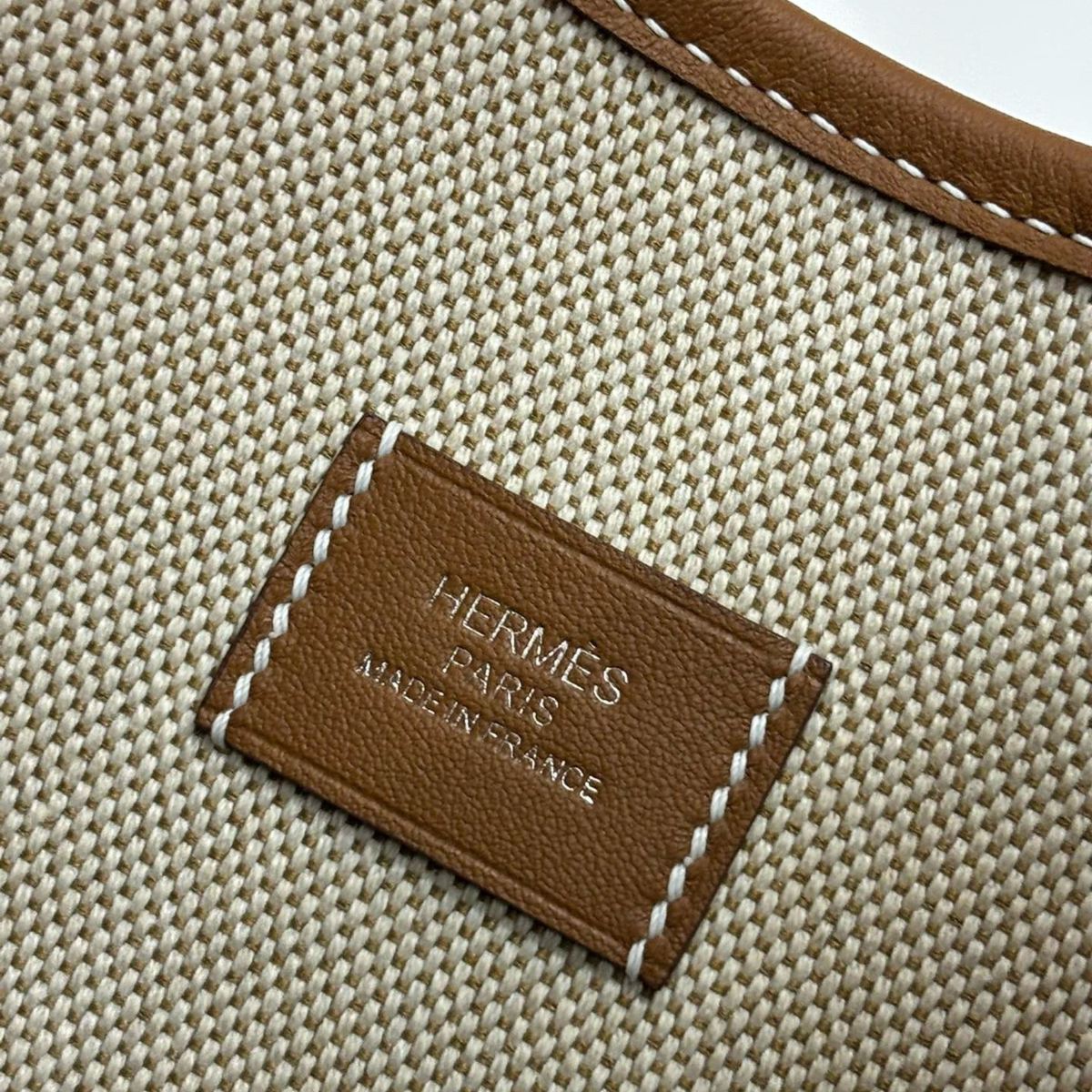 Hermès – P’tit Arçon-tas in canvas en leer
