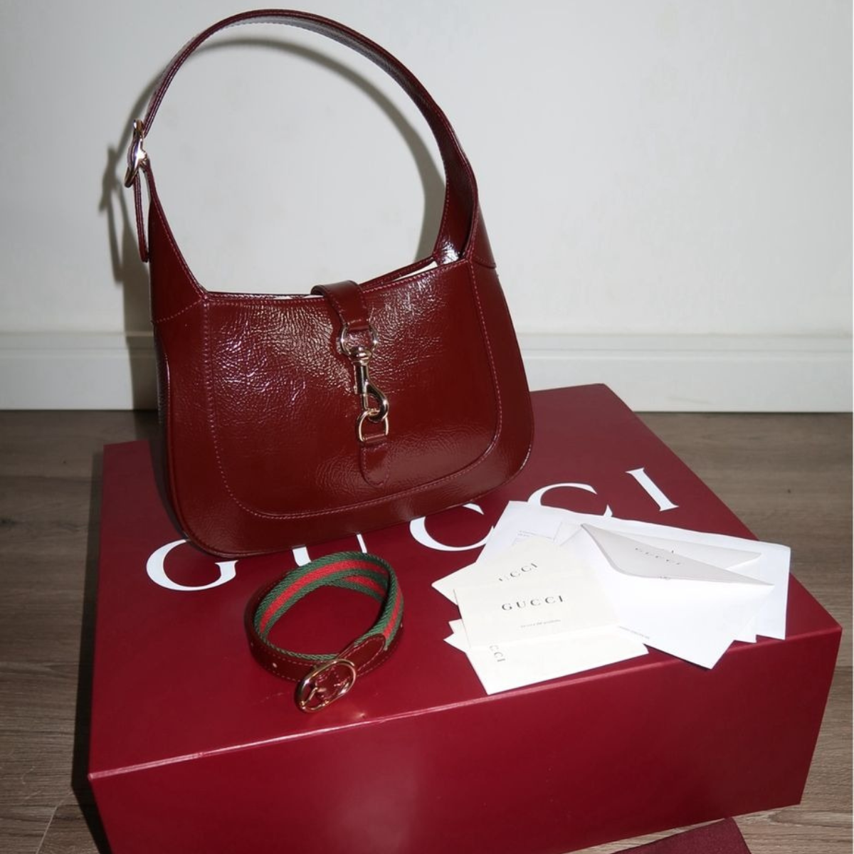 Gucci – Jackie 1961 Bordeaux & Guinevere Pumps Set
