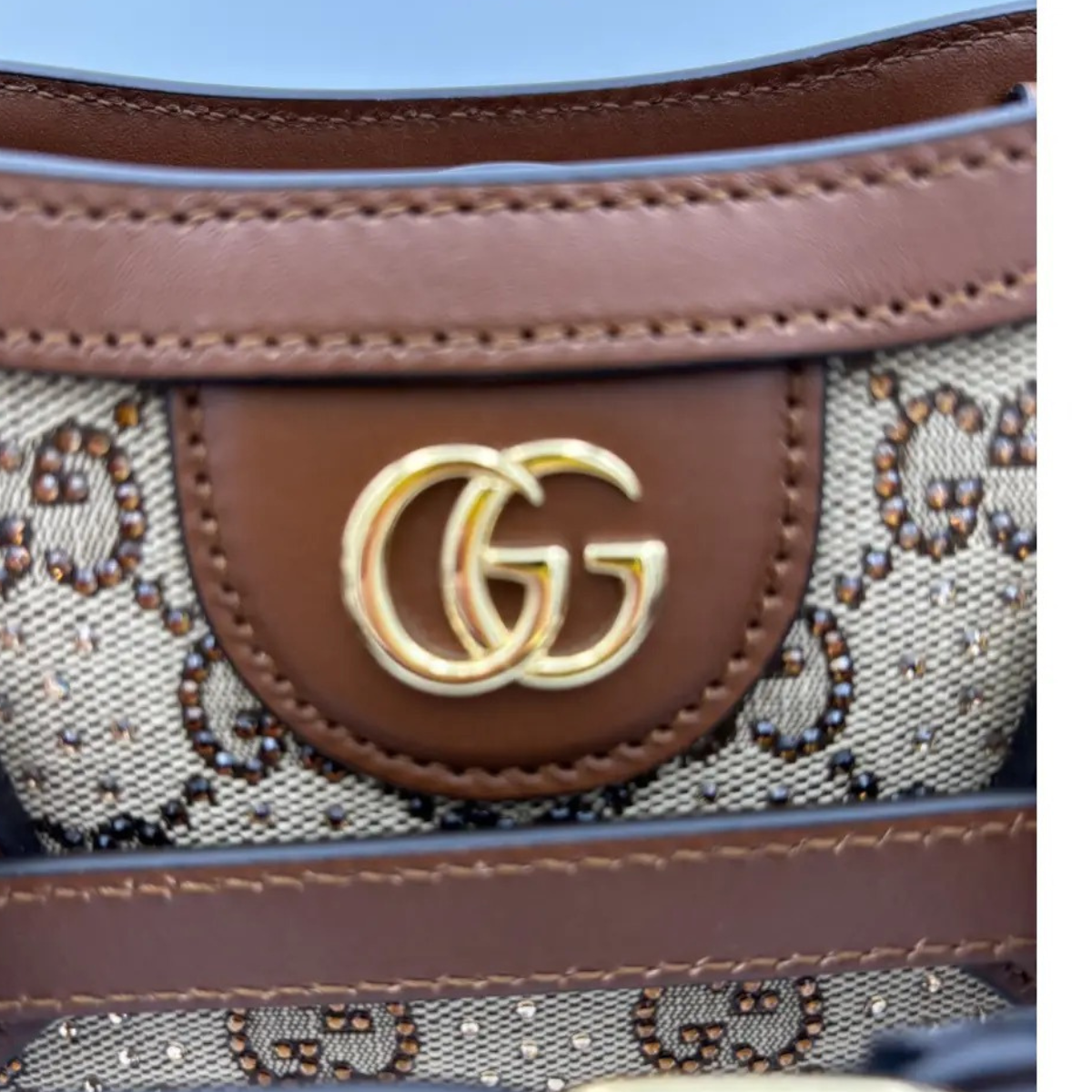 Gucci – Diana Small Tote Bag met Kristallen