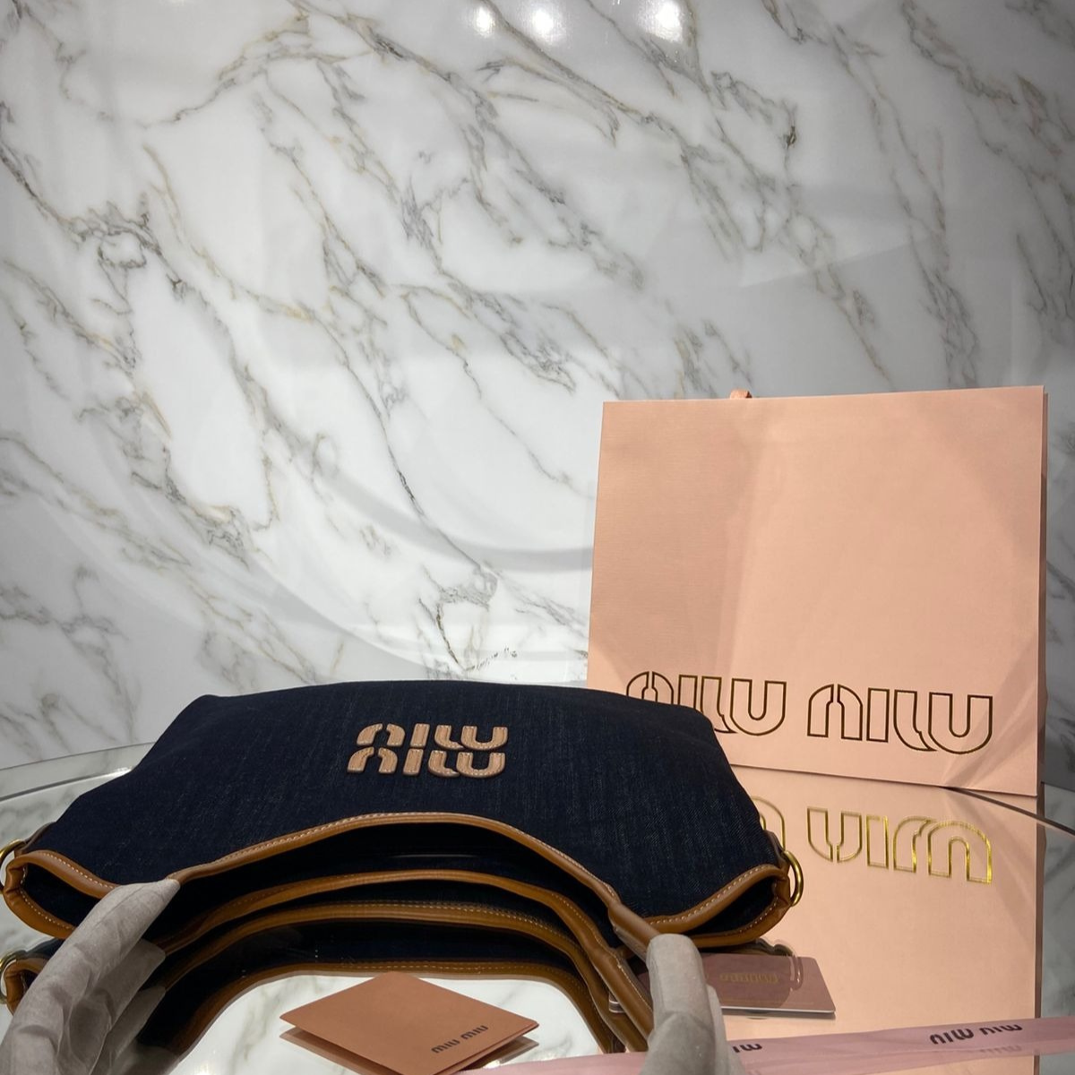 Miu Miu – Ivy-tas in denim