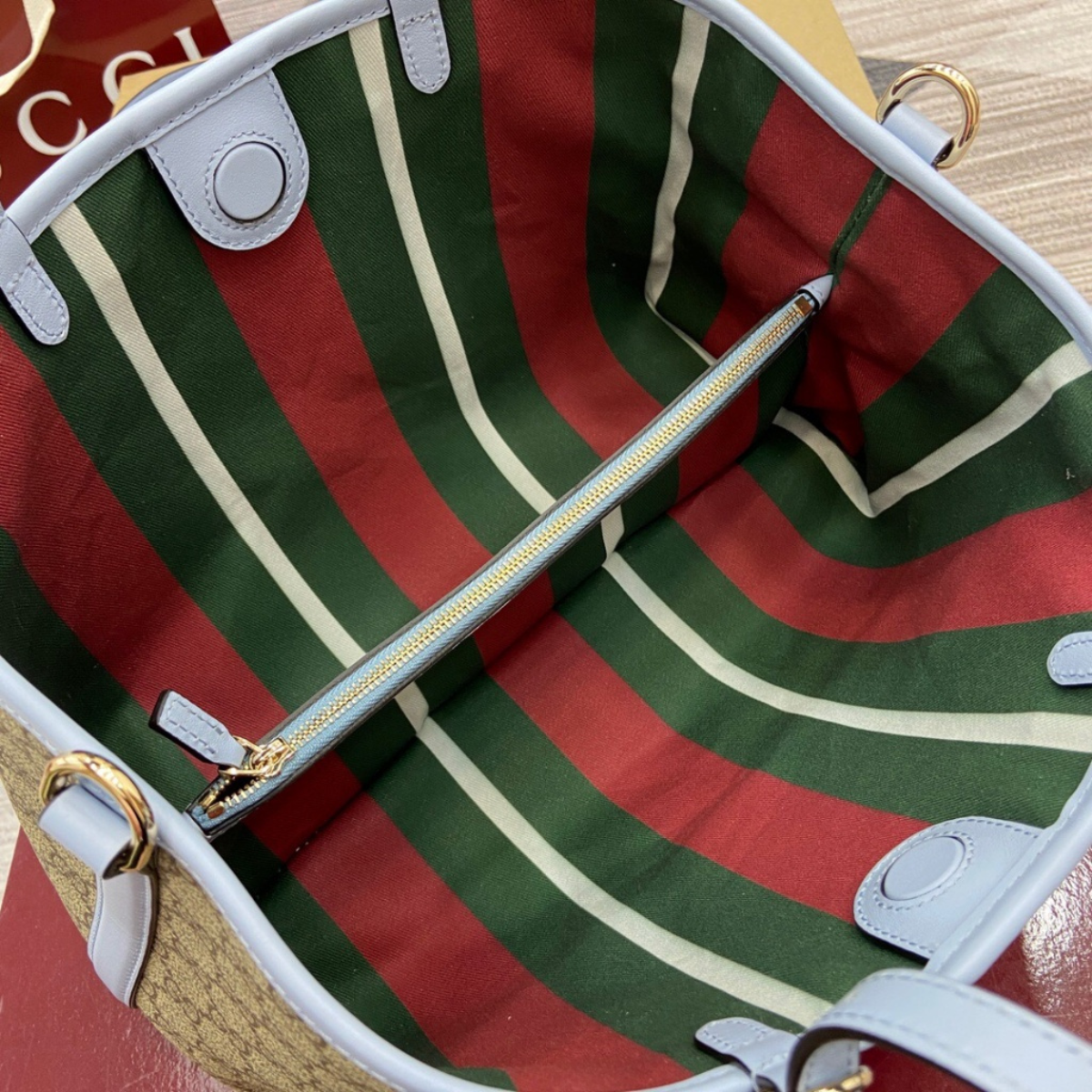 Gucci – Large GG Emblem Shopper-tas