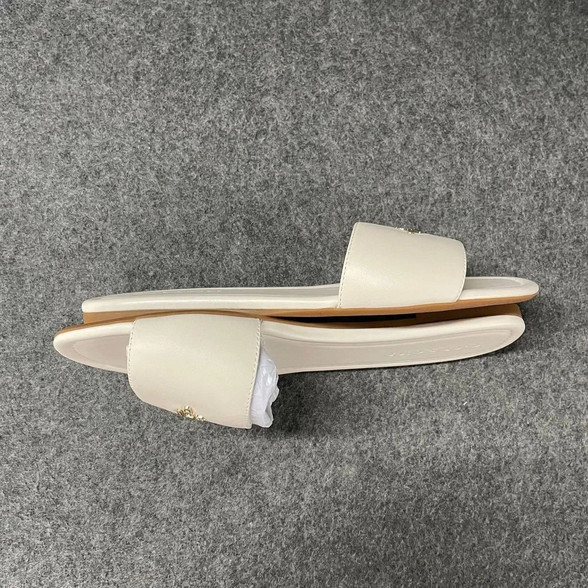 Coach Lockup Leren Slide Sandalen