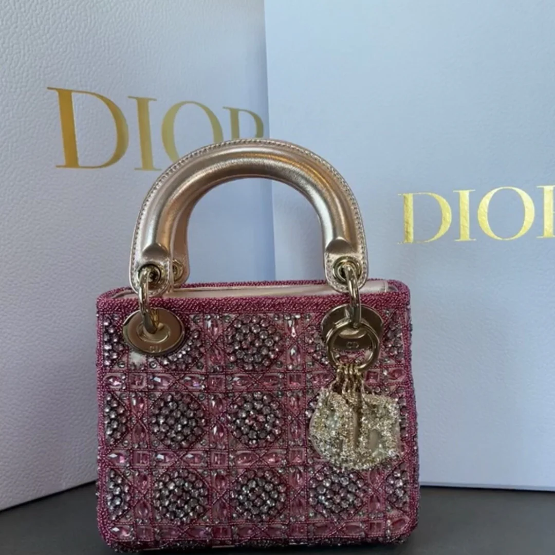 Dior – Lady Dior Mini Pearls-tas
