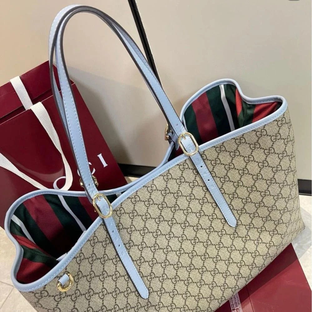 Gucci – Large GG Emblem Shopper-tas